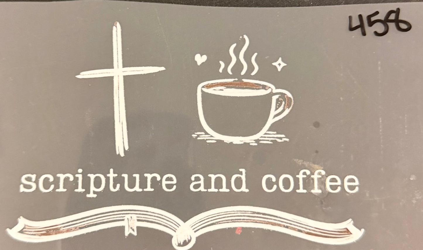 DESTASH - 458 - POCKET SIZE - SCRIPTURE AND COFFEE