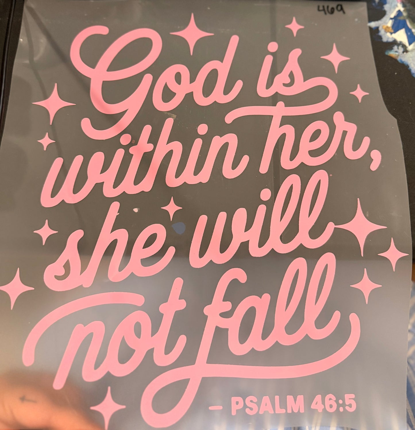 DESTASH - 469 - GOD IS WITHIN HER, SHE WILL NOT FALL