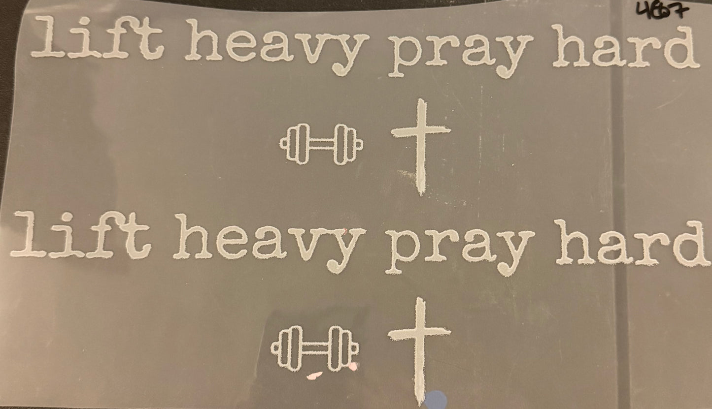 DESTASH - 487 - LIFT HEAVY PRAY HARD