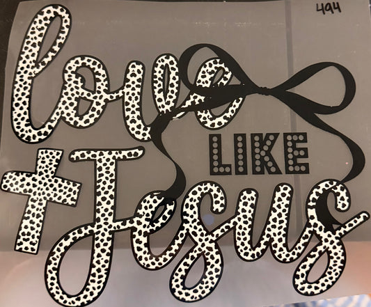 DESTASH - 494 - LOVE LIKE JESUS