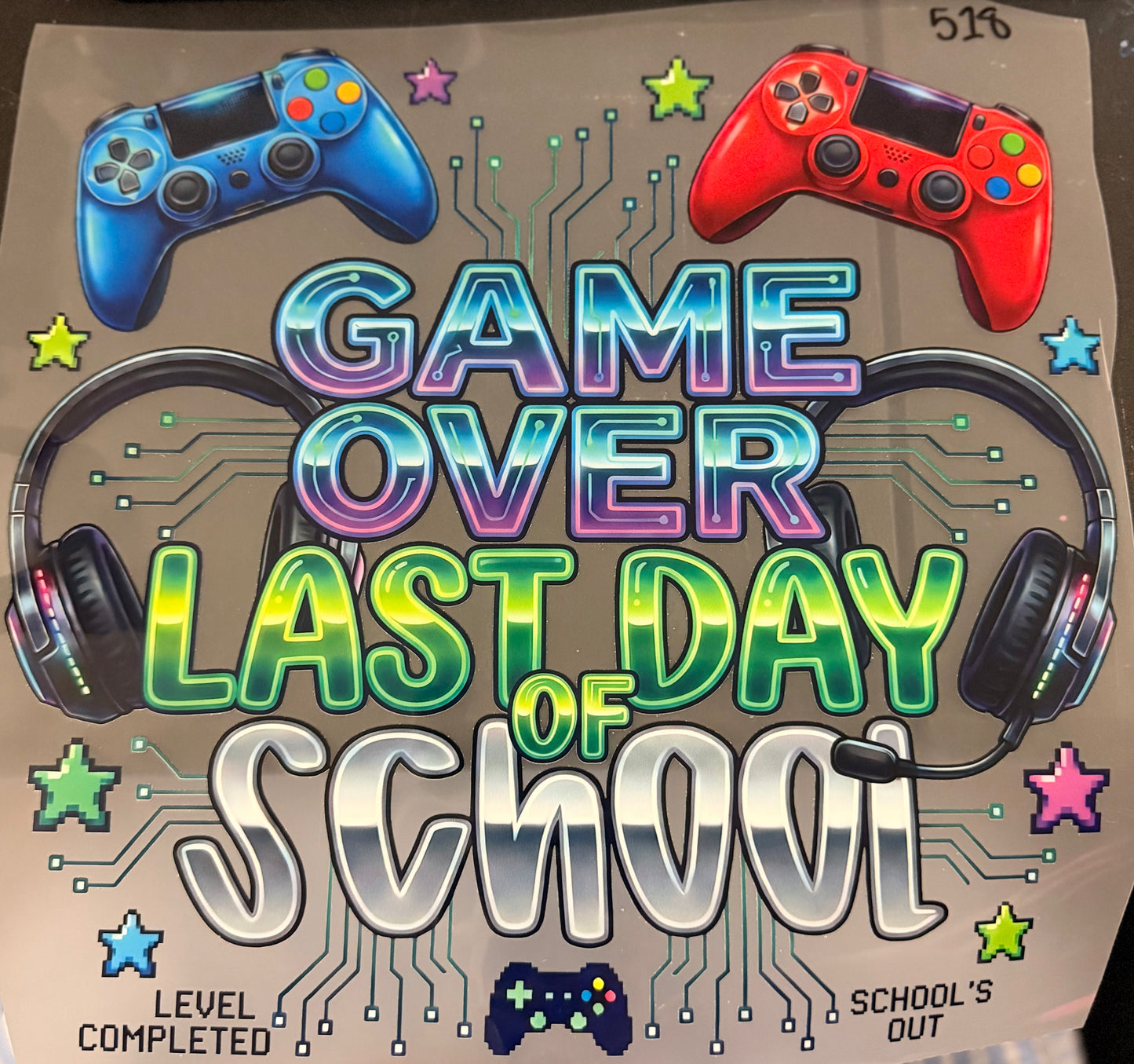 DESTASH - 518 - YOUTH - GAME OVER LAST DAY OF SCHOOL