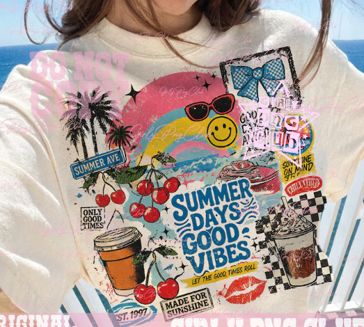 SUMMER DAYS - DTF PRINT ONLY
